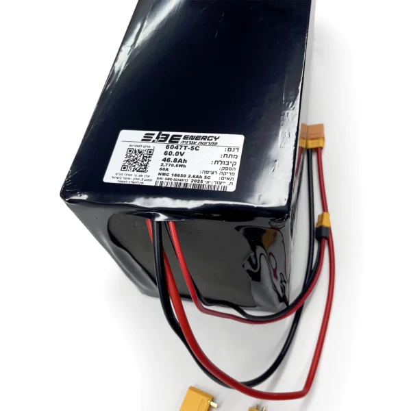 ⁦סוללה טרקטורון 60V 46.8Ah 5C⁩ – תמונה ⁦2⁩