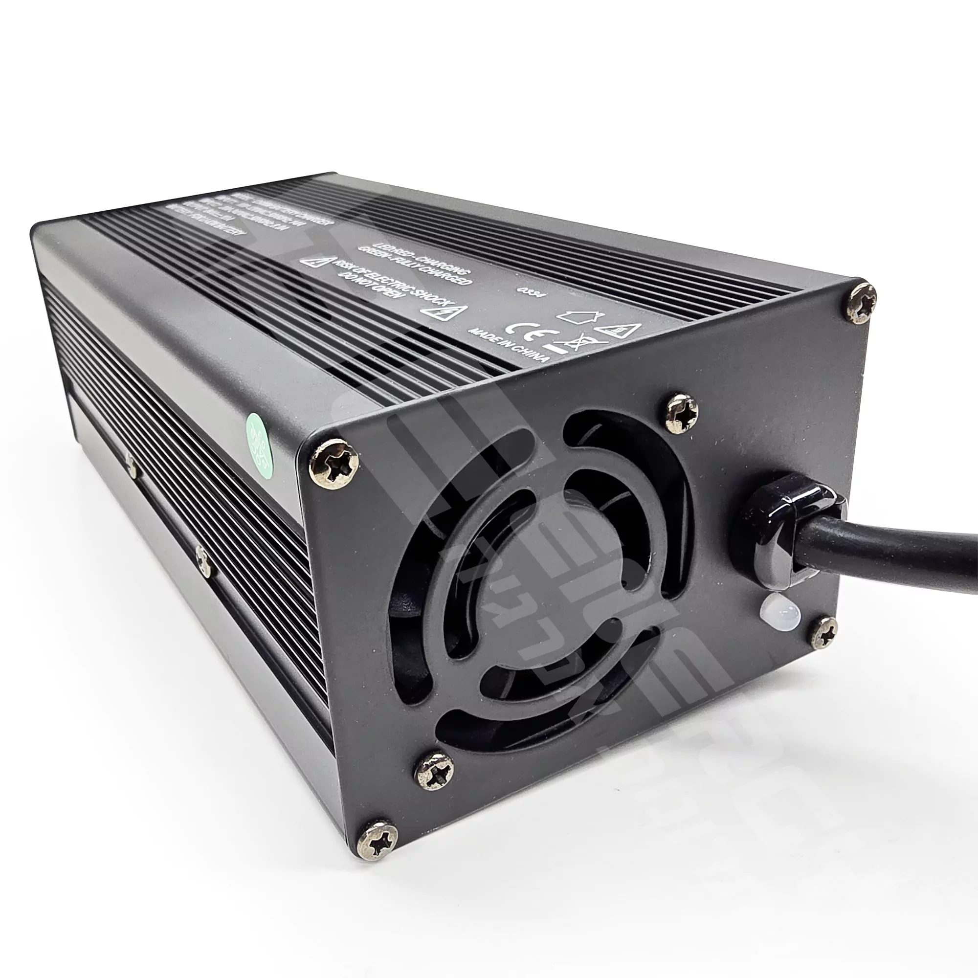 מטען מהיר אלומיניום 72V 5A לסוללת ליתיום