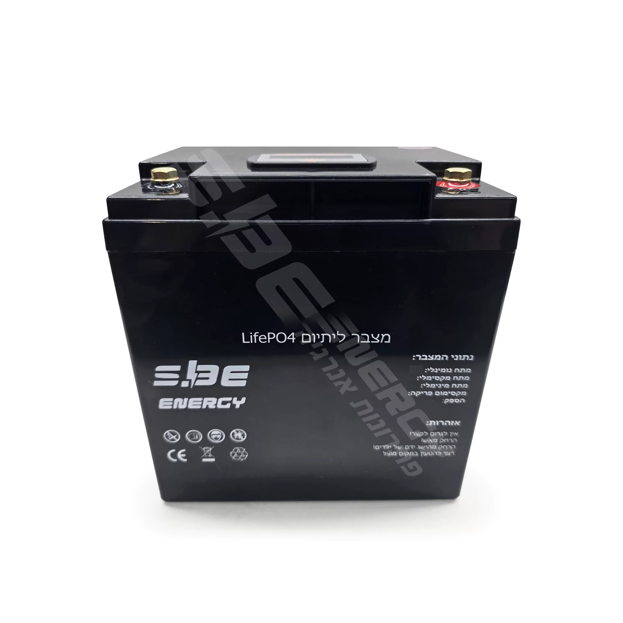 מצבר ליתיום ברזל פוספט (LFP) 12.8V 200AH